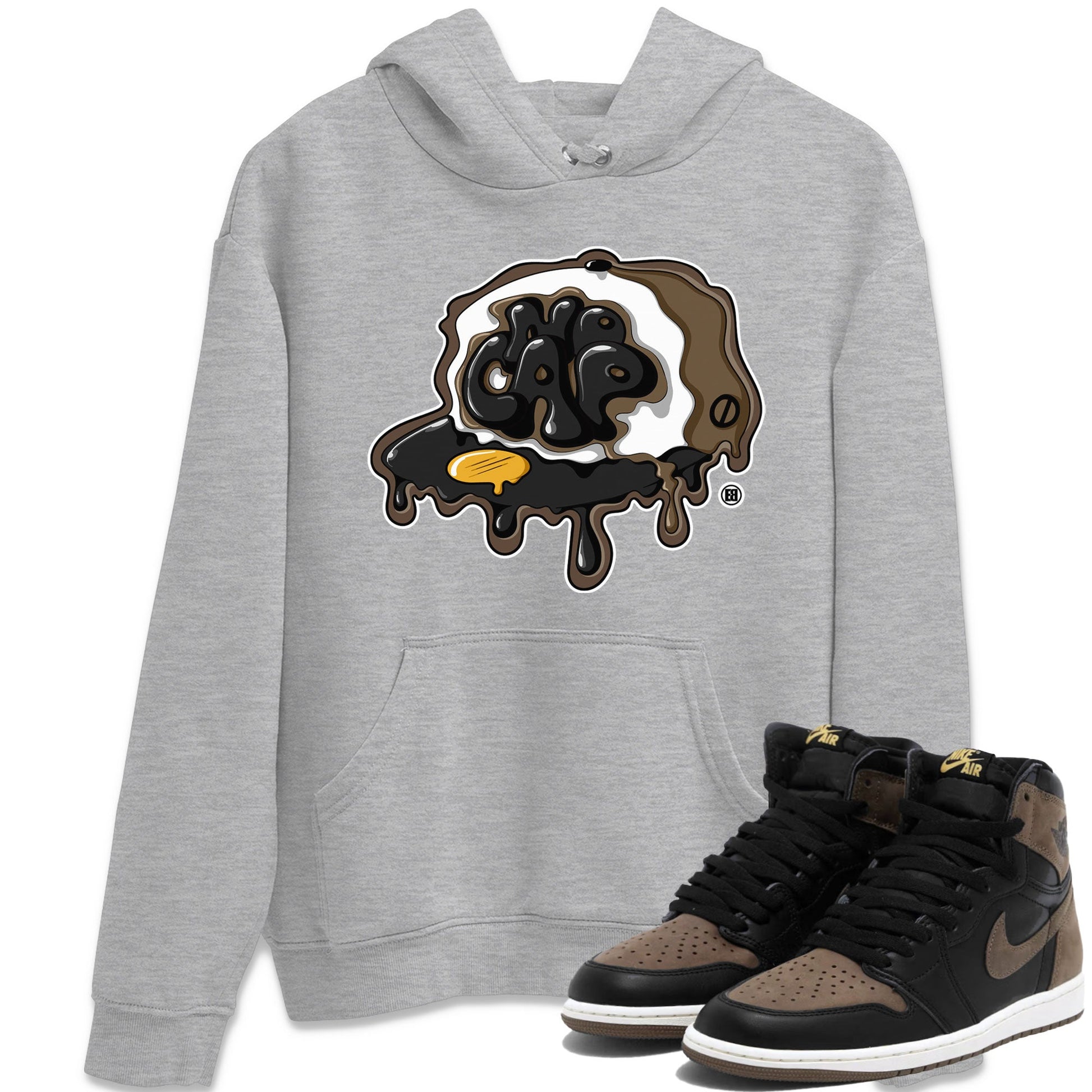 Air Jordan 1 Palomino shirt to match jordans No Cap sneaker tees Air Jordan 1 Retro High OG Palomino SNRT Sneaker Release Tees Casual Unisex shirts Heather Grey 1 T-Shirt