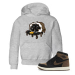 Air Jordan 1 Palomino shirt to match jordans No Cap sneaker tees Air Jordan 1 Retro High OG Palomino SNRT Sneaker Release Tees Baby Toddler Kids Heather Grey 1 T-Shirt