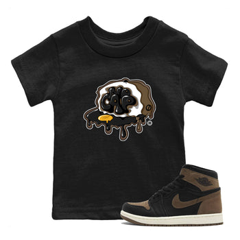 Air Jordan 1 Palomino shirt to match jordans No Cap sneaker tees Air Jordan 1 Retro High OG Palomino SNRT Sneaker Release Tees Baby Toddler Kids Black 1 T-Shirt