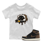 Air Jordan 1 Palomino shirt to match jordans No Cap sneaker tees Air Jordan 1 Retro High OG Palomino SNRT Sneaker Release Tees Baby Toddler Kids White 1 T-Shirt