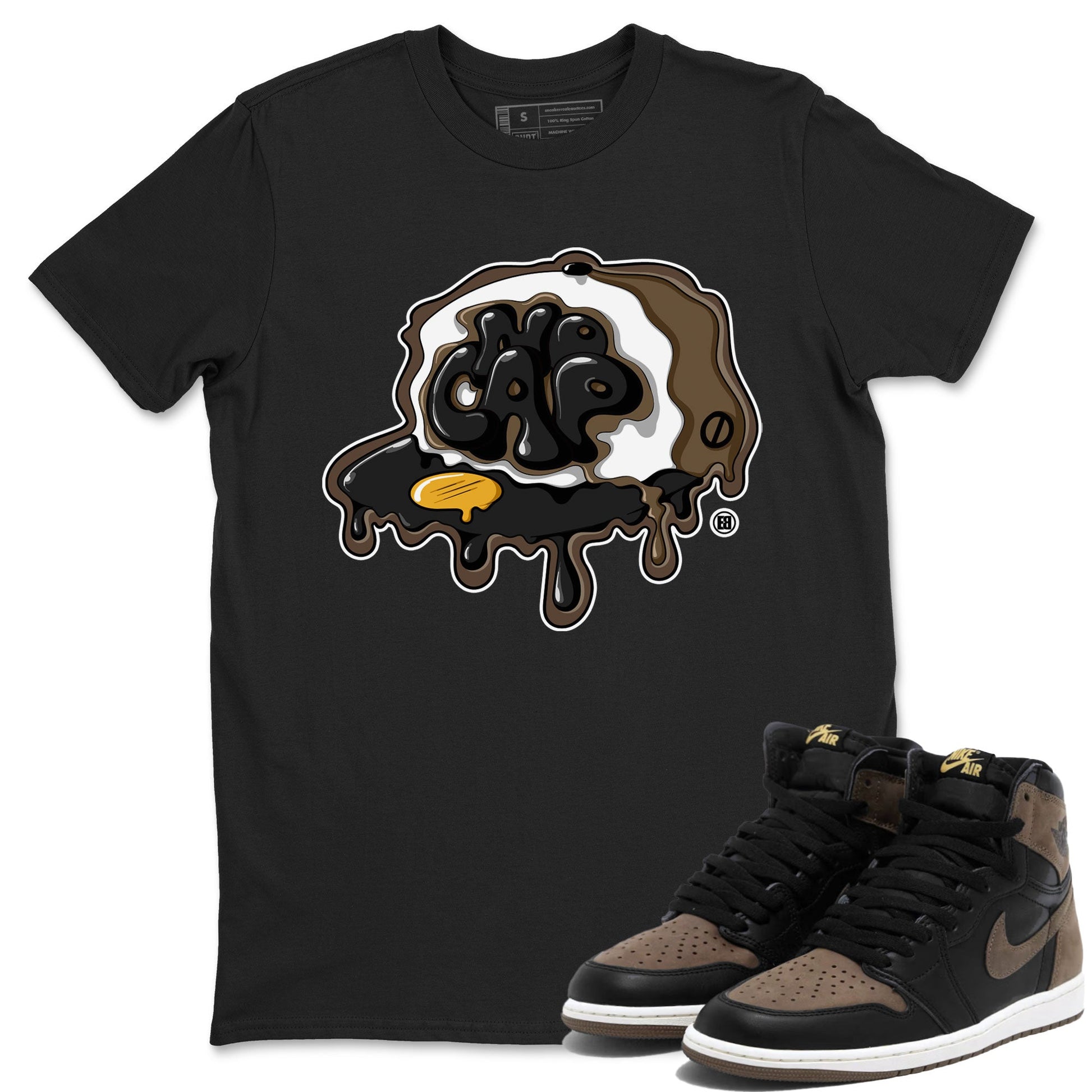 Air Jordan 1 Palomino shirt to match jordans No Cap sneaker tees Air Jordan 1 Retro High OG Palomino SNRT Sneaker Release Tees Casual Unisex shirts Black 1 T-Shirt