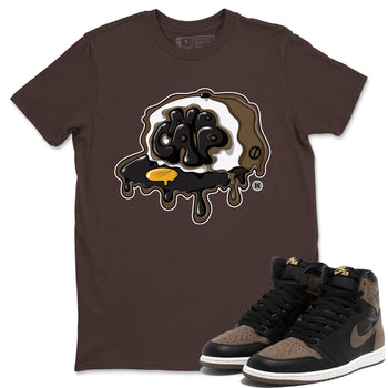 Air Jordan 1 Palomino shirt to match jordans No Cap sneaker tees Air Jordan 1 Retro High OG Palomino SNRT Sneaker Release Tees Casual Unisex shirts Dark Chocolate 1 T-Shirt