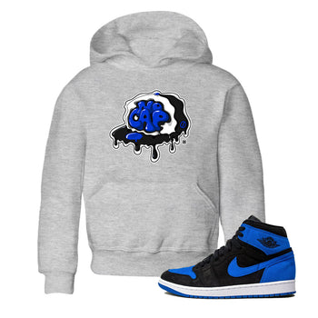 Air Jordan 1 Royal Reimagined shirt to match jordans No Cap sneaker tees Jordan 1 Retro High OG Royal Reimagined SNRT Sneaker Release Tees Baby Toddler Heather Grey 1 T-Shirt