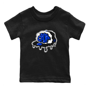 Air Jordan 1 Royal Reimagined shirt to match jordans No Cap sneaker tees Jordan 1 Retro High OG Royal Reimagined SNRT Sneaker Release Tees Baby Toddler Black 2 T-Shirt