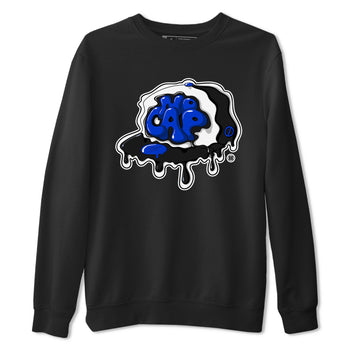 Air Jordan 1 Royal Reimagined shirt to match jordans No Cap sneaker tees Jordan 1 Retro High OG Royal Reimagined SNRT Sneaker Release Tees Crew Neck Casual Unisex Black 2 T-Shirt