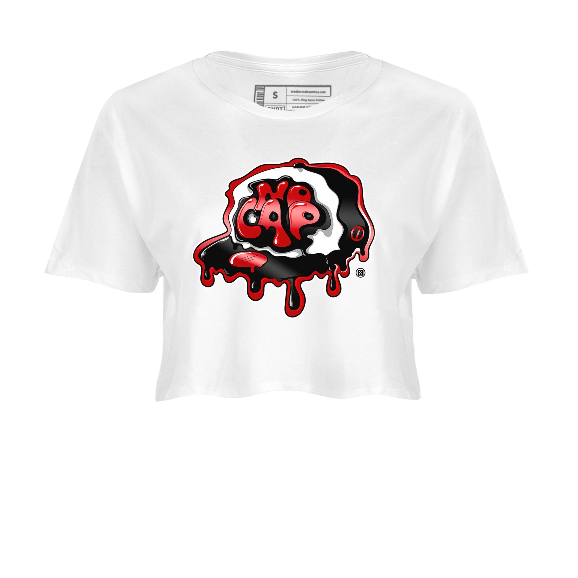Air Jordan 1 Retro High OG Satin Bred shirt to match jordans No Cap sneaker tees Air Jordan 1 Satin Bred SNRT Sneaker Release Tees White 2 Crop T-Shirt