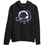 5s Georgetown shirt to match  jordans No Cap sneaker tees Air Jordan 5 Midnight Navy SNRT Sneaker Release Tees Unisex Black 2 T-Shirt