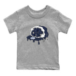 5s Georgetown shirt to match  jordans No Cap sneaker tees Air Jordan 5 Midnight Navy SNRT Sneaker Release Tees Baby Toddler Heather Grey 2 T-Shirt