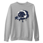 5s Georgetown shirt to match  jordans No Cap sneaker tees Air Jordan 5 Midnight Navy SNRT Sneaker Release Tees Unisex Heather Grey 2 T-Shirt
