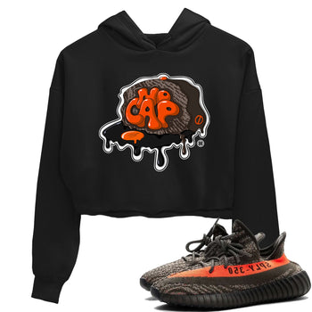 Yeezy Boost 350 V2 Carbon Beluga shirt to match jordans No Cap sneaker tees Yeezy 350 Carbon Beluga SNRT Sneaker Release Tees White 2 Crop T-Shirt
