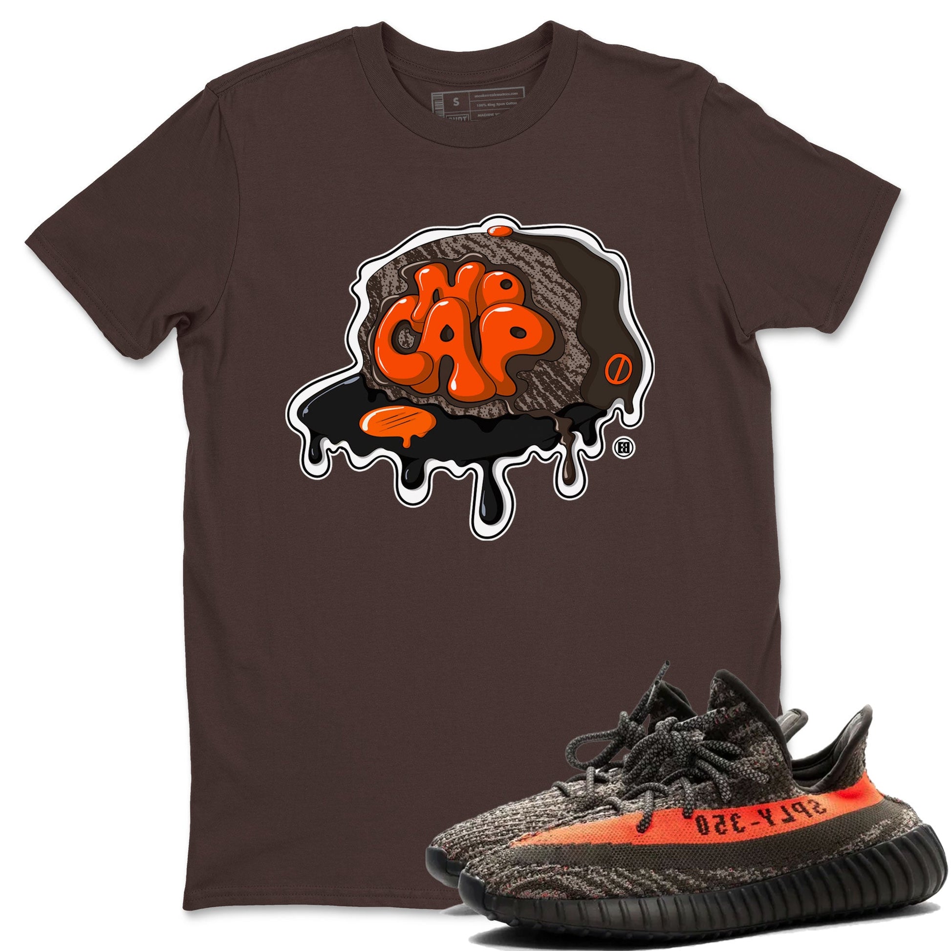 Yeezy Boost 350 V2 Carbon Beluga shirt to match jordans No Cap sneaker tees Yeezy 350 Carbon Beluga SNRT Sneaker Release Tees Unisex Dark Chocolate 1 T-Shirt
