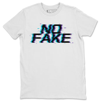 Jordan 6 Retro Aqua shirt to match jordans No Fake Glitch sneaker tees Air Jordan 6 Aqua SNRT Sneaker Release Tees Unisex White 2 T-Shirt
