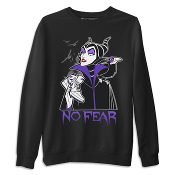 Jordan 1 WMNS Court Purple Sneaker Match Tees No Fear Sneaker Tees Jordan 1 WMNS Court Purple Sneaker Release Tees Unisex Shirts