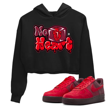 Air Force 1 Layers Of Love Valentine's Day shirt to match jordans No Hearts sneaker tees streetwear brand AF1 Layers Of Love SNRT Sneaker Release Tees Black 1 crop length shirt