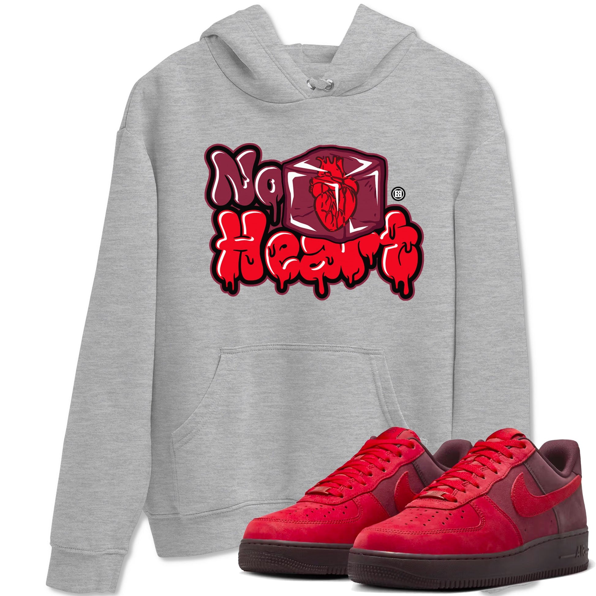 Air Force 1 Layers Of Love Valentine's Day shirt to match jordans No Hearts sneaker tees streetwear brand AF1 Layers Of Love SNRT Sneaker Release Tees unisex cotton Heather Grey 1 crew neck shirt