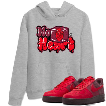 Air Force 1 Layers Of Love Valentine's Day shirt to match jordans No Hearts sneaker tees streetwear brand AF1 Layers Of Love SNRT Sneaker Release Tees unisex cotton Heather Grey 1 crew neck shirt