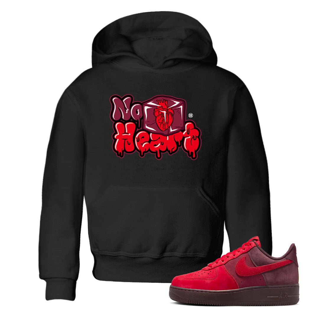 Air Force 1 Layers Of Love Valentine's Day shirt to match jordans No Hearts sneaker tees streetwear brand AF1 Layers Of Love SNRT sneaker release tees baby toddler Black 1 cotton Shirt