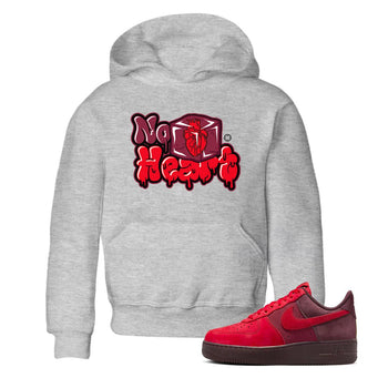 Air Force 1 Layers Of Love Valentine's Day shirt to match jordans No Hearts sneaker tees streetwear brand AF1 Layers Of Love SNRT sneaker release tees baby toddler Heather Grey 1 cotton Shirt