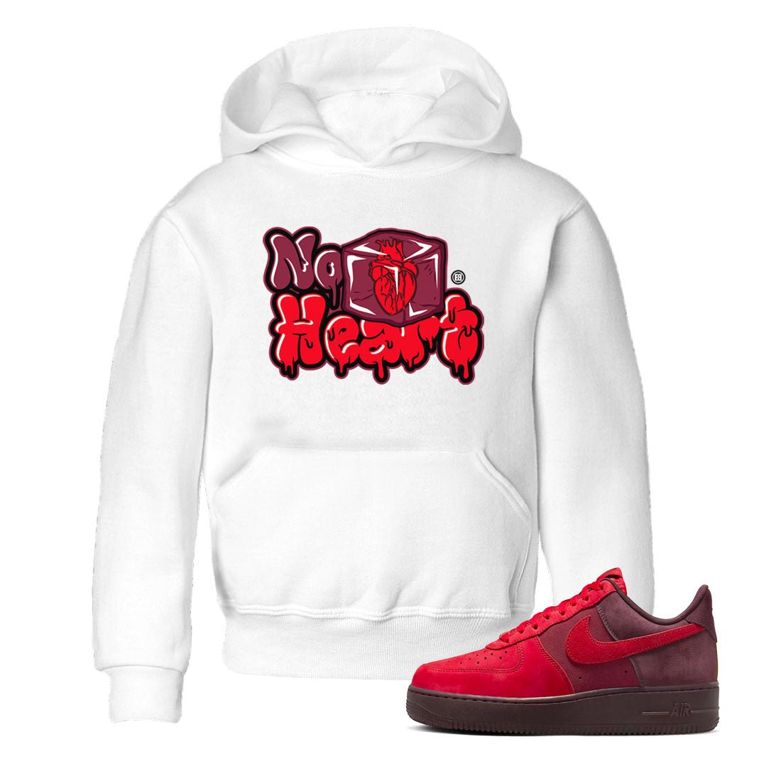 Air Force 1 Layers Of Love Valentine's Day shirt to match jordans No Hearts sneaker tees streetwear brand AF1 Layers Of Love SNRT sneaker release tees baby toddler White 1 cotton Shirt