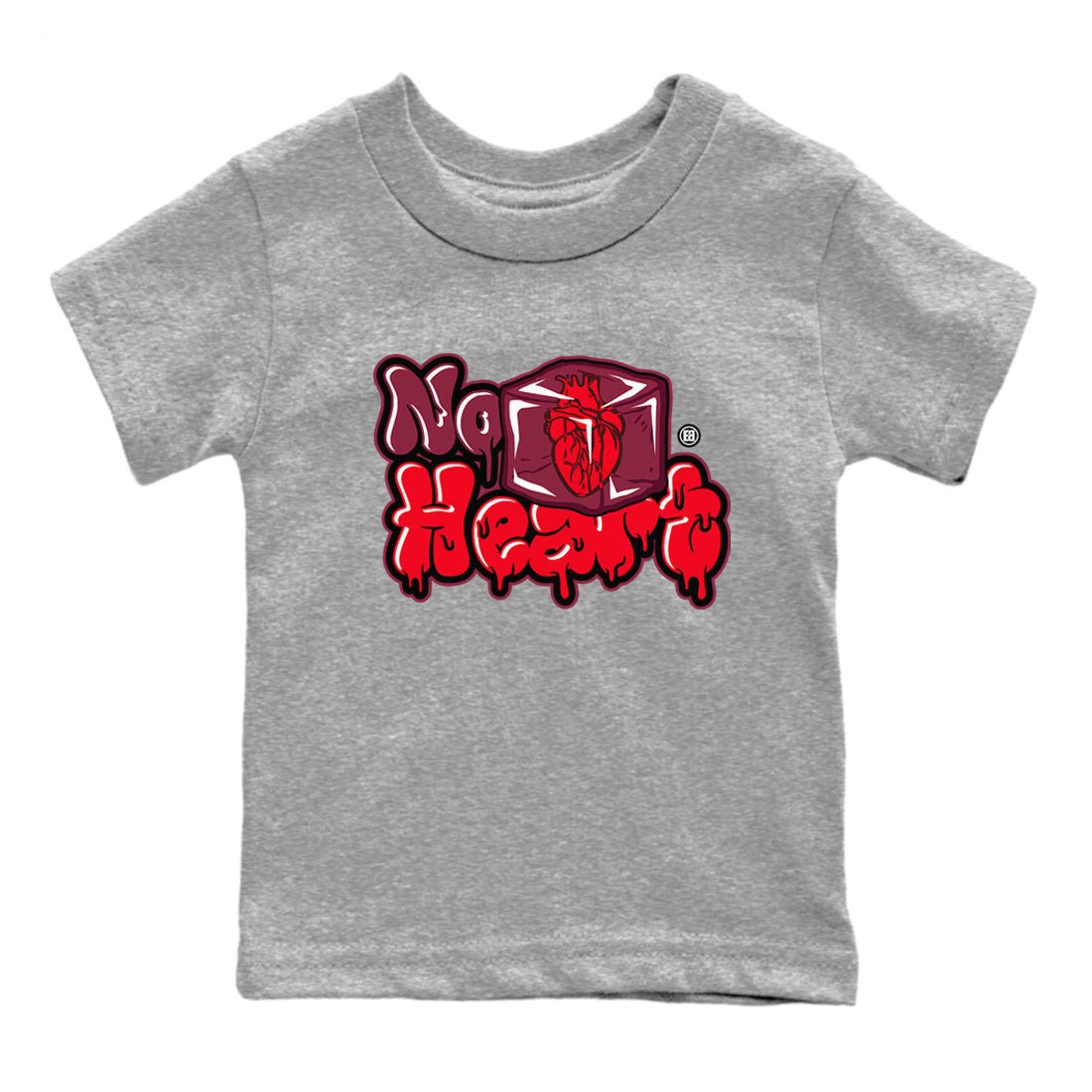 Air Force 1 Layers Of Love Valentine's Day shirt to match jordans No Hearts sneaker tees streetwear brand AF1 Layers Of Love SNRT sneaker release tees baby toddler Heather Grey 2 cotton Shirt