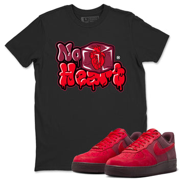 Air Force 1 Layers Of Love Valentine's Day shirt to match jordans No Hearts sneaker tees streetwear brand AF1 Layers Of Love SNRT Sneaker Release Tees unisex cotton Black 1 crew neck shirt