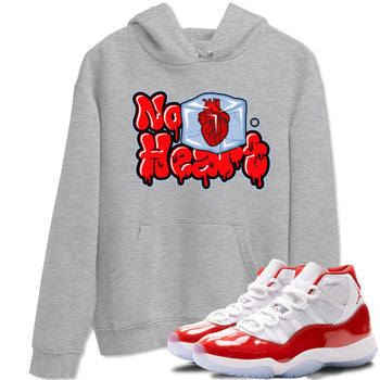 Air Jordan 11 Cherry shirt to match jordans No Hearts sneaker tees Air Jordan 11 Retro Cherry SNRT Sneaker Tees Unisex Heather Grey 1 T-Shirt