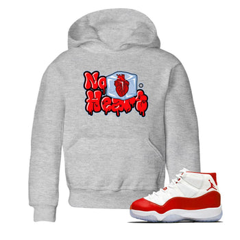 Air Jordan 11 Cherry shirt to match jordans No Hearts sneaker tees Air Jordan 11 Retro Cherry SNRT Sneaker Tees Baby Toddler Heather Grey 1 T-Shirt