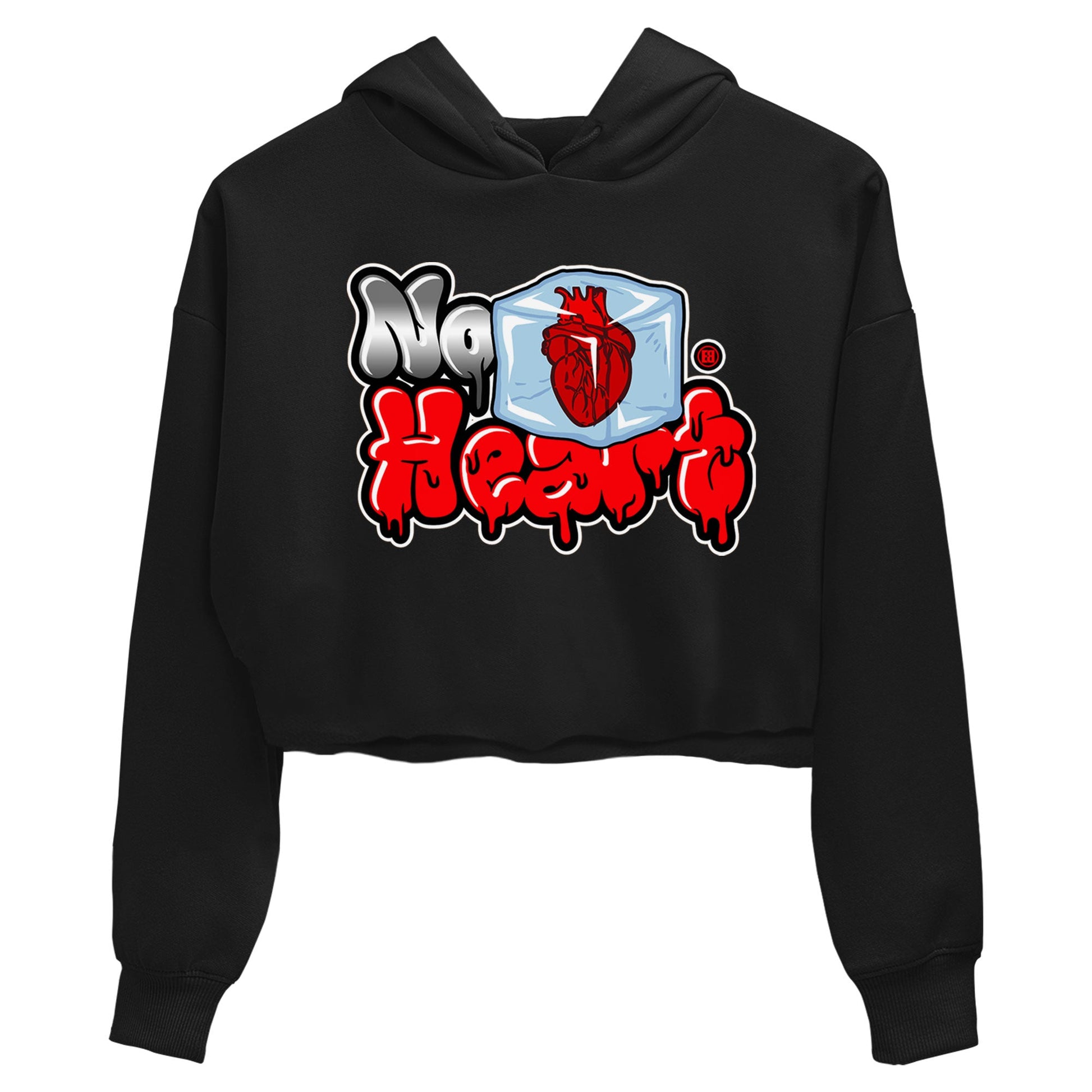 Air Jordan 12 Cherry shirt to match jordans No Hearts sneaker tees Air Jordan 12 Cherry SNRT Sneaker Tees Black 2 Crop T-Shirt