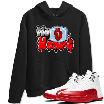 Air Jordan 12 Cherry shirt to match jordans No Hearts sneaker tees Air Jordan 12 Cherry SNRT Sneaker Tees Unisex Black 1 T-Shirt