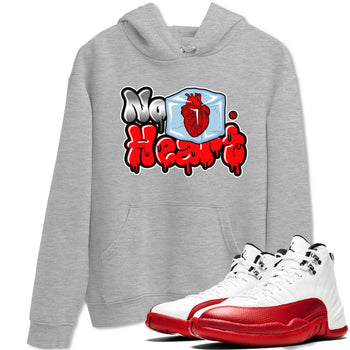 Air Jordan 12 Cherry shirt to match jordans No Hearts sneaker tees Air Jordan 12 Cherry SNRT Sneaker Tees Unisex Heather Grey 1 T-Shirt