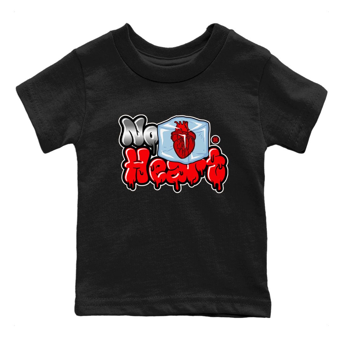 Air Jordan 12 Cherry shirt to match jordans No Hearts sneaker tees Air Jordan 12 Cherry SNRT Sneaker Tees Baby Toddler Black 2 T-Shirt