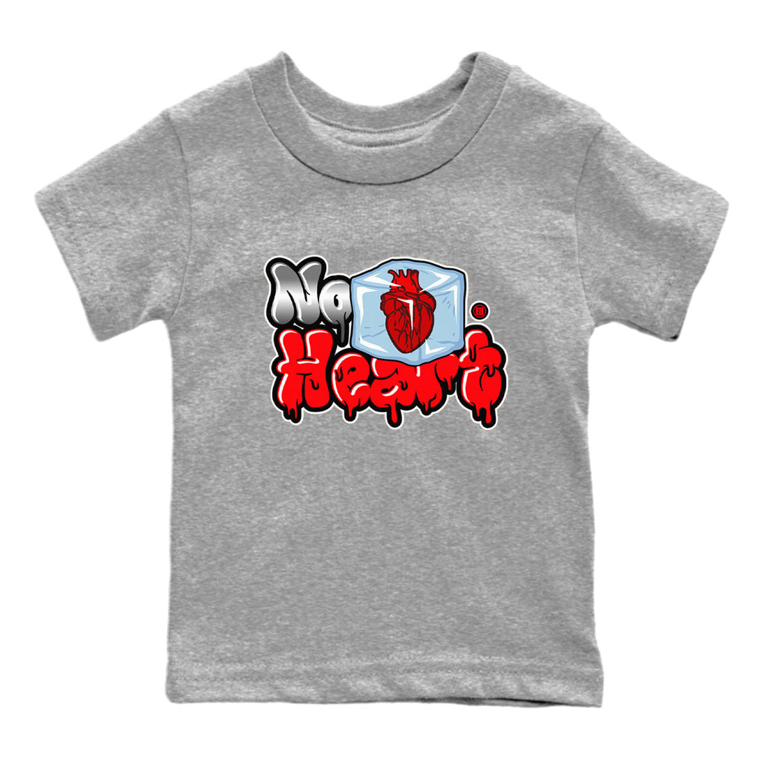 Air Jordan 12 Cherry shirt to match jordans No Hearts sneaker tees Air Jordan 12 Cherry SNRT Sneaker Tees Baby Toddler Heather Grey 2 T-Shirt