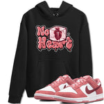 Dunk Valentines Day shirt to match jordans No Hearts sneaker tees Dunk Low Valentine's Day SNRT Sneaker Release Tees Cotton Sneaker Tee Black 1 T-Shirt