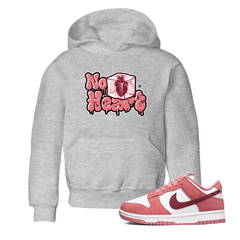 Dunk Valentines Day shirt to match jordans No Hearts sneaker tees Dunk Valentines Day SNRT Sneaker Tees Youth Kid's Baby Shirt Heather Grey 1 T-Shirt
