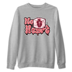 Dunk Valentines Day shirt to match jordans No Hearts sneaker tees Dunk Low Valentine's Day SNRT Sneaker Release Tees Cotton Sneaker Tee Heather Grey 2 T-Shirt