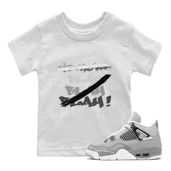 AJ4 Frozen Moments shirt to match jordans No More Blah sneaker tees Crew Neck AJ4 Frozen Moments SNRT Sneaker Release Tees Baby Toddler White 1 T-Shirt