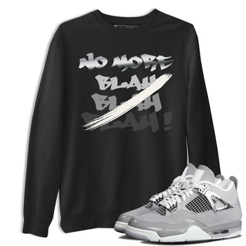 AJ4 Frozen Moments shirt to match jordans No More Blah sneaker tees Crew Neck AJ4 Frozen Moments SNRT Sneaker Release Tees Unisex Casual Shirts Black 1 T-Shirt