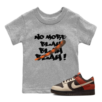 Dunk Low Red Panda shirt to match jordans No More Blah sneaker tees Dunks Red Panda SNRT Sneaker Tees Sneaker Matching Clothing Brand Baby Toddler Heather Grey 1 T-Shirt