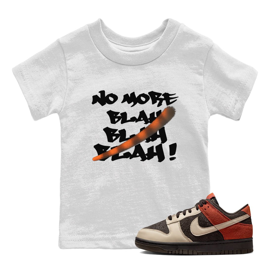 Dunk Low Red Panda shirt to match jordans No More Blah sneaker tees Dunks Red Panda SNRT Sneaker Tees Sneaker Matching Clothing Brand Baby Toddler White 1 T-Shirt
