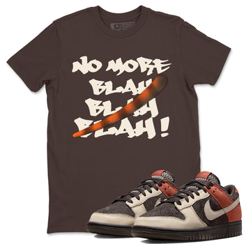 Dunk Low Red Panda shirt to match jordans No More Blah sneaker tees Dunks Red Panda SNRT Sneaker Tees Sneaker Matching Clothing Brand Unisex Sneaker Tee Dark Chocolate 1 T-Shirt