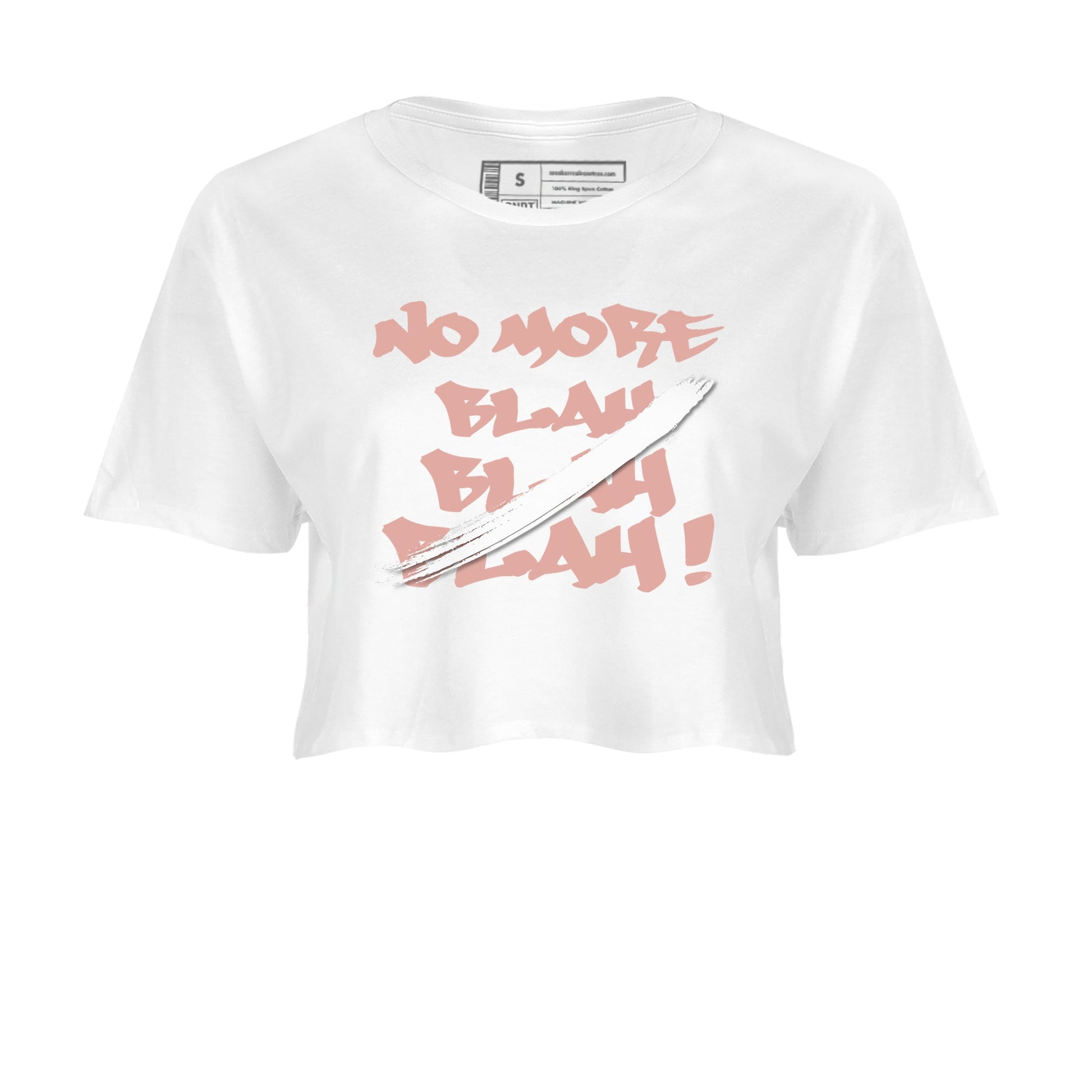 Dunk Low WMNS Rose Whisper shirt to match jordans No More Blah sneaker tees Dunk Low WMNS Rose Whisper SNRT Sneaker Release Tees White 2 Crop T-Shirt