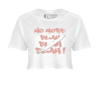 Dunk Low WMNS Rose Whisper shirt to match jordans No More Blah sneaker tees Dunk Low WMNS Rose Whisper SNRT Sneaker Release Tees White 2 Crop T-Shirt