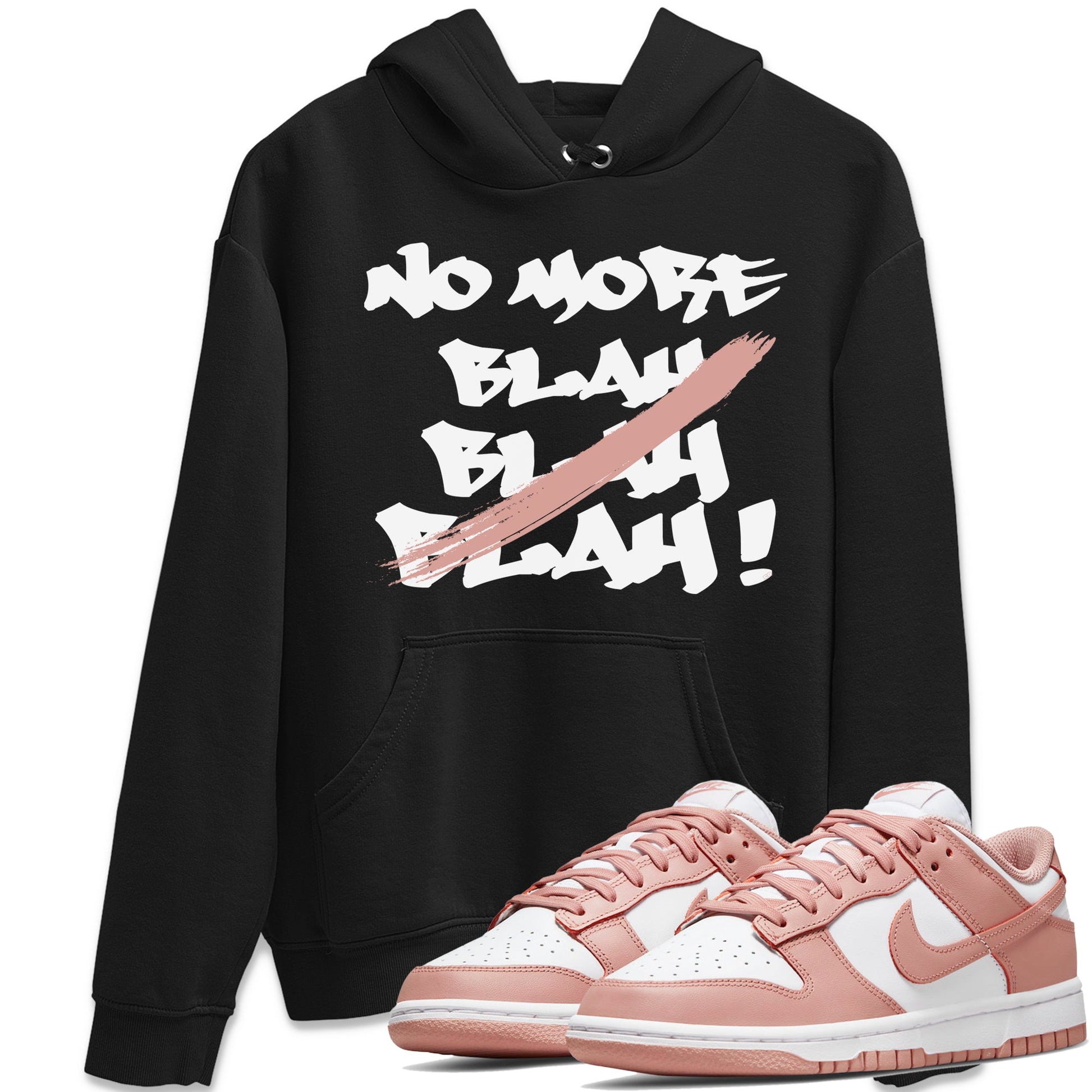 Dunk Low WMNS Rose Whisper shirt to match jordans No More Blah sneaker tees Dunk Low WMNS Rose Whisper SNRT Sneaker Release Tees Unisex Black 1 T-Shirt