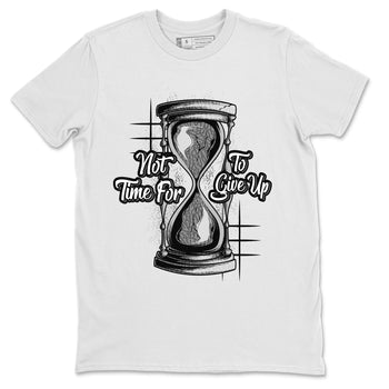 Air Jordan 1 White Cement Sneaker Match Tees Not Time For To Give Up Sneaker Tees Air Jordan 1 White Cement Shirt Unisex Shirts White 2