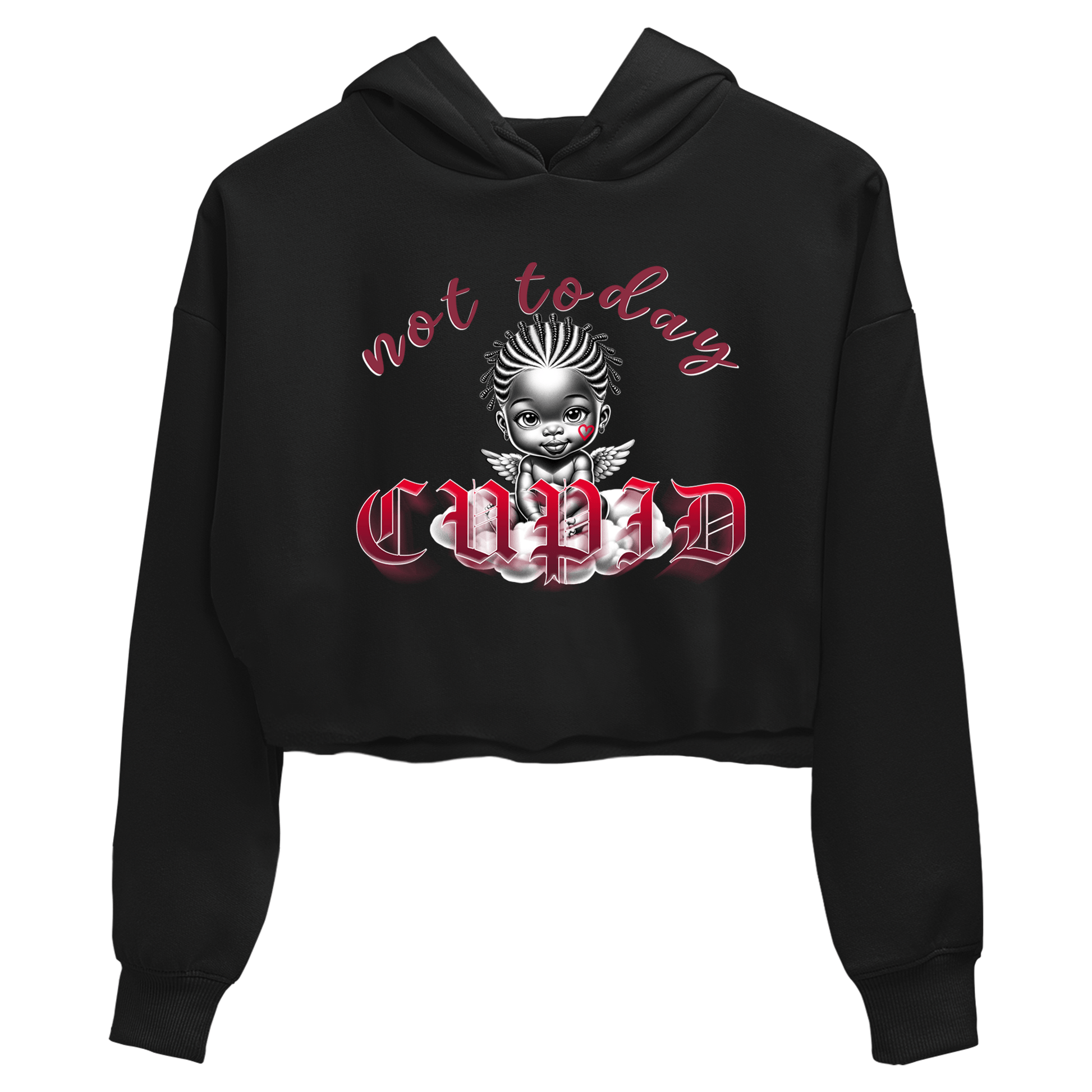 AF1 Layers Of Love shirt Valentine's Day Shirt to match jordans Not Today Cupid sneaker tees Air Force 1 Layers Of Love SNRT Sneaker Release Tees Black 2 crop length shirt