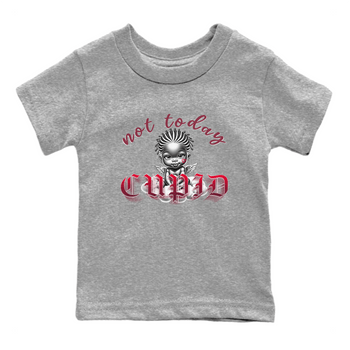 AF1 Layers Of Love shirt Valentine's Day Shirt to match jordans Not Today Cupid sneaker tees Air Force 1 Layers Of Love SNRT sneaker release tees baby toddler Heather Grey 2 cotton Shirt