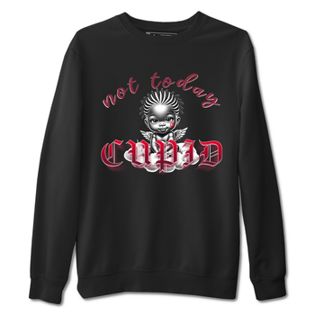 AF1 Layers Of Love shirt Valentine's Day Shirt to match jordans Not Today Cupid sneaker tees Air Force 1 Layers Of Love SNRT Sneaker Release Tees unisex cotton Black 2 crew neck shirt