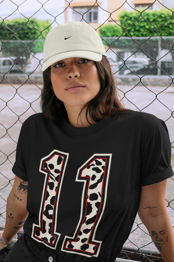 Jordan 11 Animal Instinct Sneaker Match Tees Texture 11 Sneaker Tees Jordan 11 Animal Instinct Sneaker Release Tees Unisex Shirts