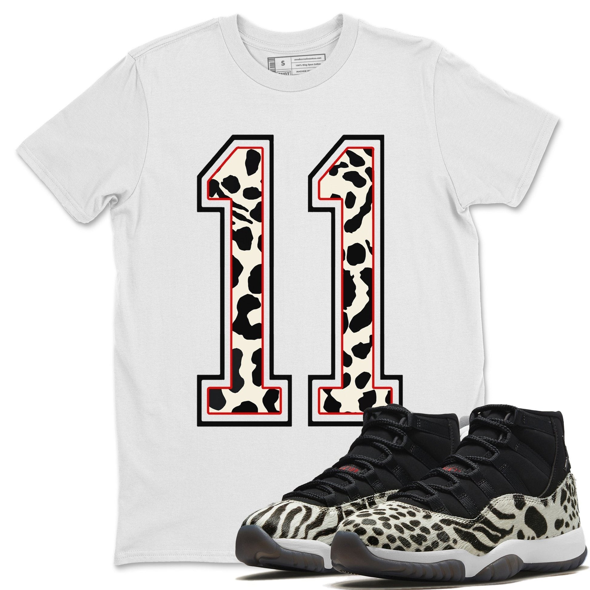 Jordan 11 Animal Instinct Sneaker Match Tees Texture 11 Sneaker Tees Jordan 11 Animal Instinct Sneaker Release Tees Unisex Shirts