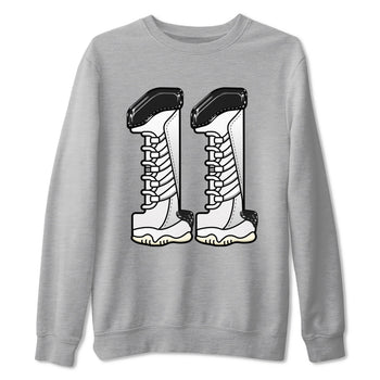 11s Gratitude shirt to match jordans Number 11 sneaker tees Air Jordan 11 Gratitude SNRT Sneaker Release Tees Unisex Heather Grey 2 T-Shirt